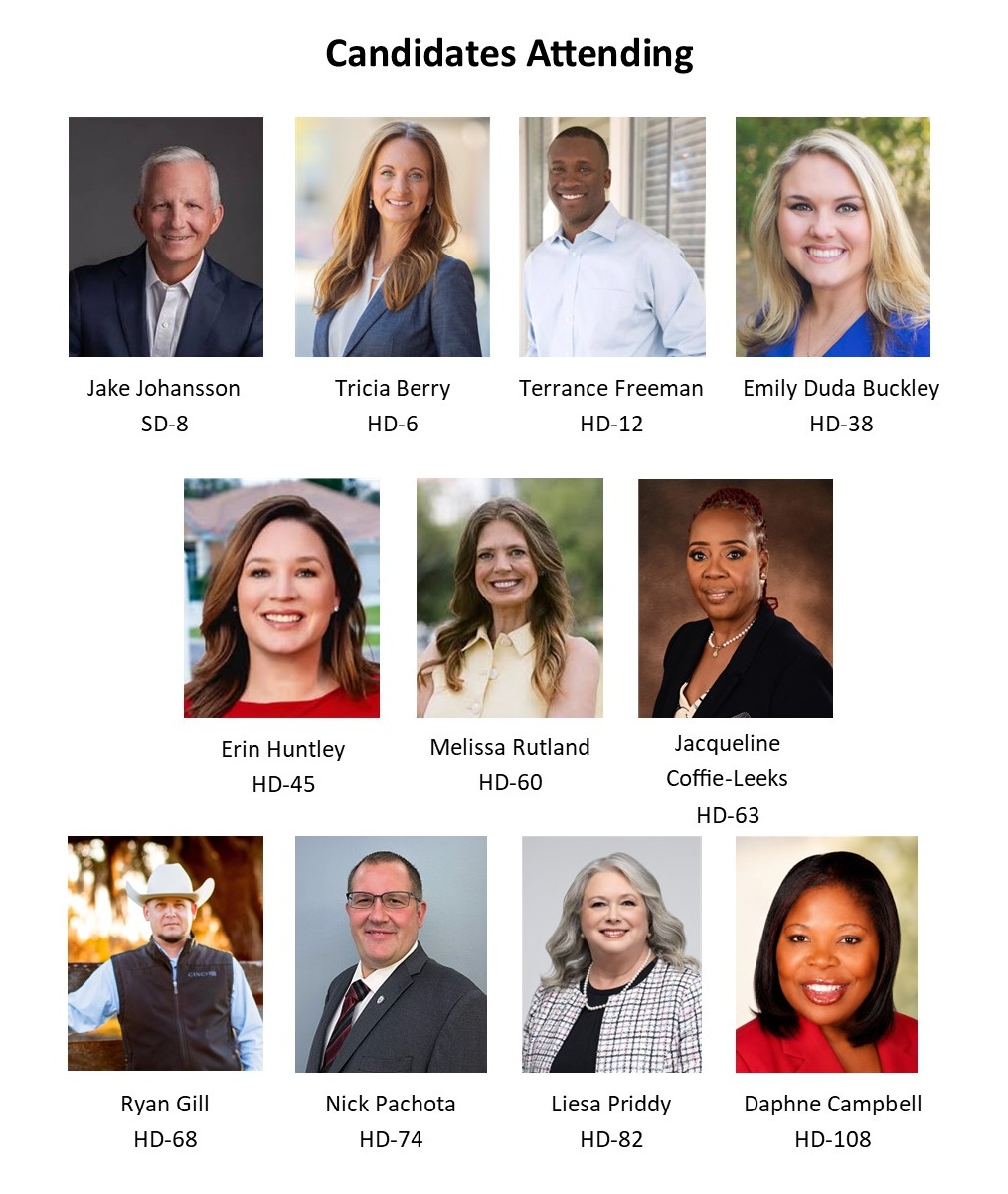 Candidates Attending 2026 Candidate Forum